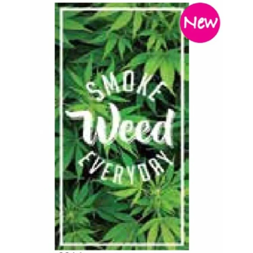 New Bath Beach Pool Towel GIFT Marijuana Pot Leaf Smoke Weed Everyday Leaves NWT